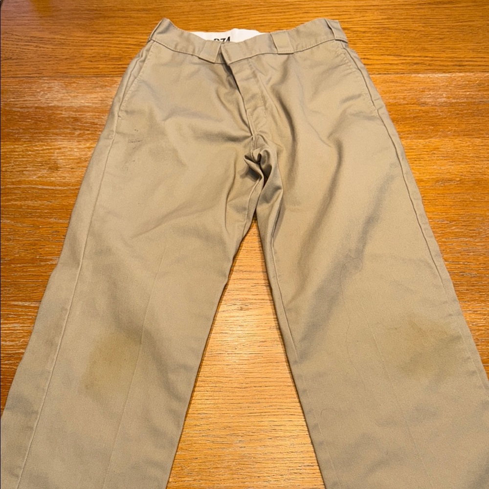 Dickies Tan Chinos Relaxed Fit Cotton Twill